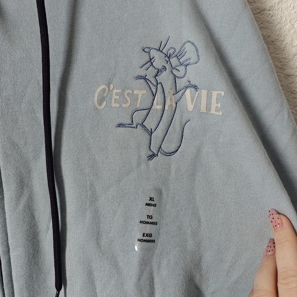 NWT DISNEY RATATOUILLE ZIP UP HOODIE - Picture 3 of 6